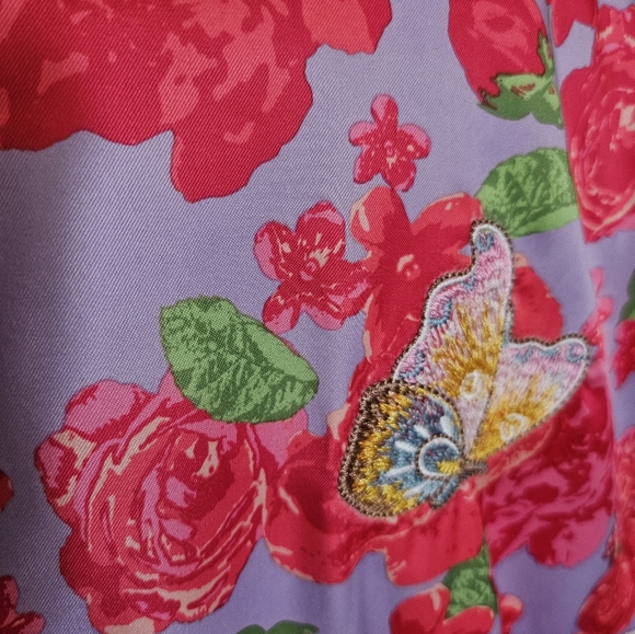 Silk Style Joggers Embroidered Satin Bomber Jacket Silence + Noise Yellow Bag - Picture 12 of 16